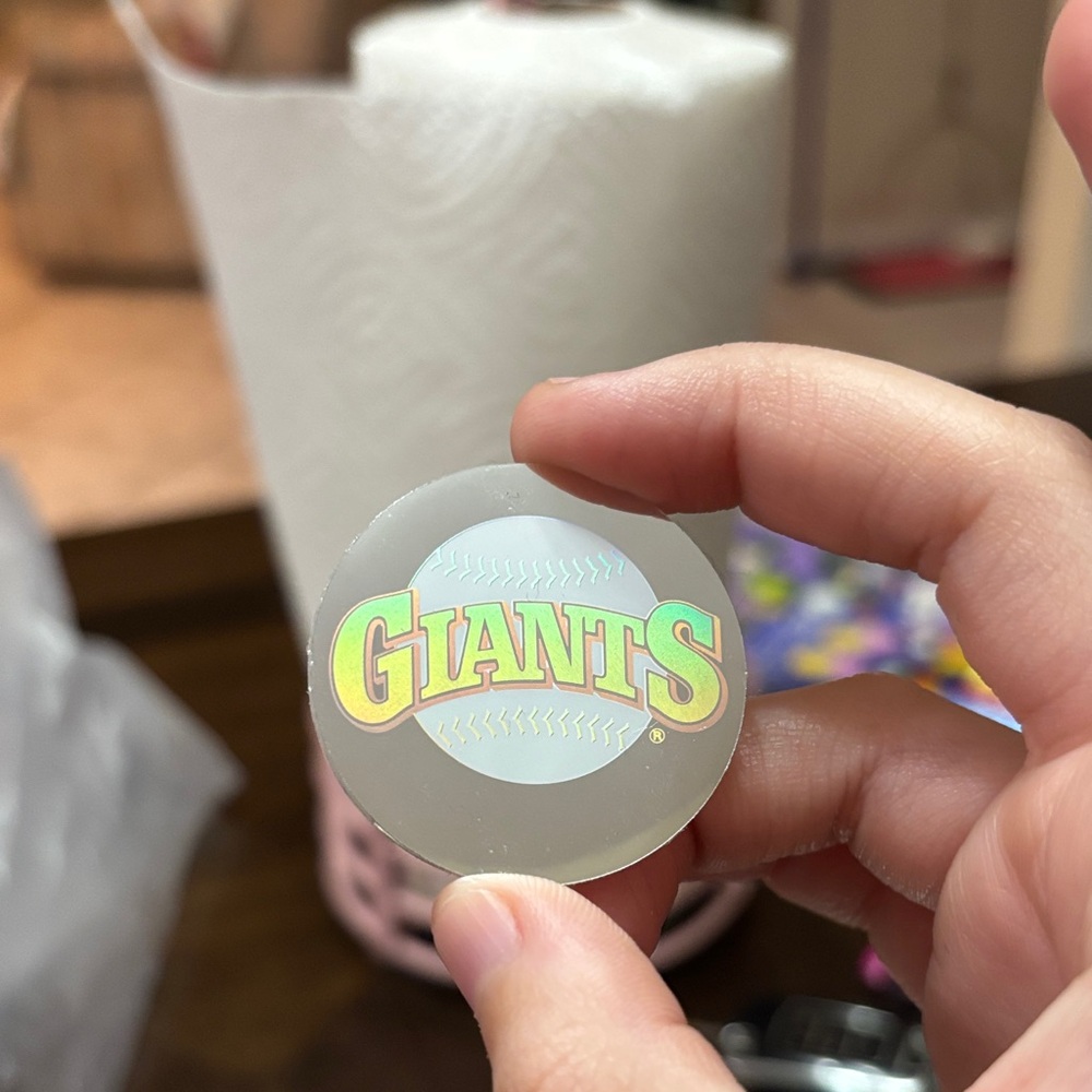 Giants Baseball Sticker